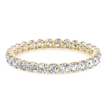 Diamond Eternity Band – side view