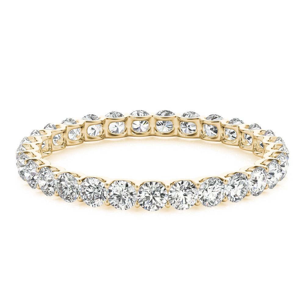 Diamond Eternity Band – side view