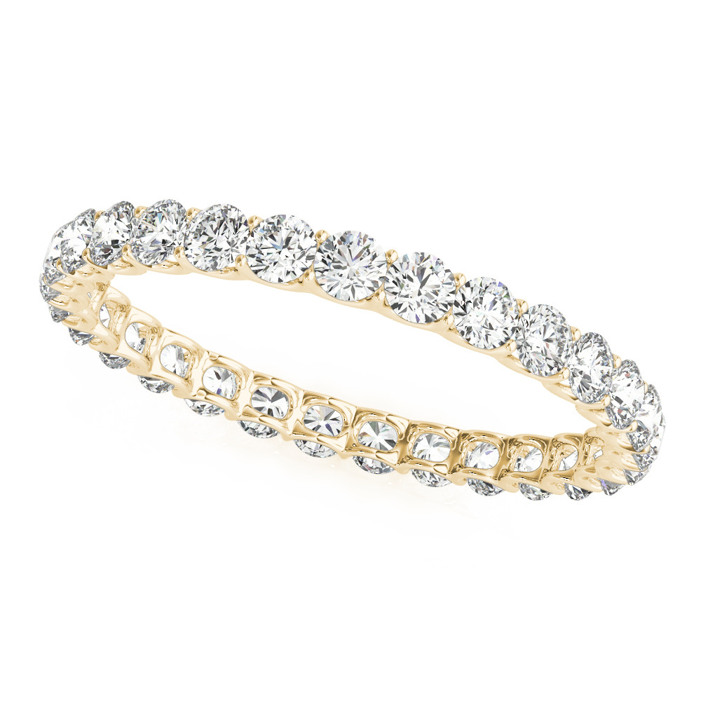 Eternity Band 14K Yellow Gold with Diamond – main view