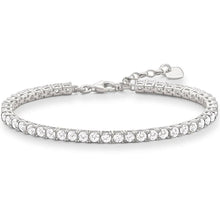 Ladies Bracelet White Gold 14K 6.75 Ct. Prong Setting Round Genuine Diamonds