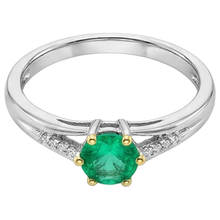 Luxury Colombian Emerald Precious Stone Ring 1 ct – angle view
