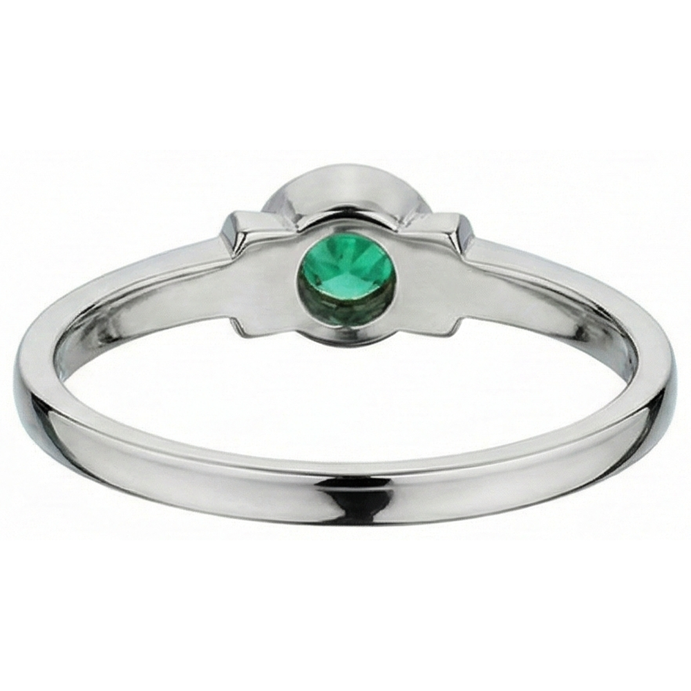 Bespoke Precious Stone Ring 1 ct – back view