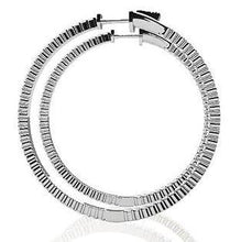 Ladies Hoop Earrings F Vvs1 4.30 Carats Real Diamonds White Gold 14K 3