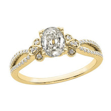 natural round diamond 4.20ct ring front view