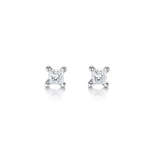 Ladies Studs Earring Prong Set 2.20 Ct Round Genuine Diamonds White Gold