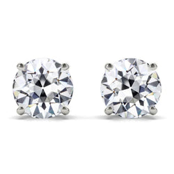 Luxury Diamond Drop Earrings – 5 ct 14 Karat White Gold