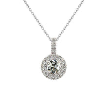 Fine Diamond Halo 2-ct 14K White Gold – main view