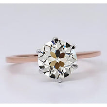 Earth-Mined Diamond Solitaire Ring – main view