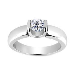 Luxury Fine Diamond Solitaire Ring – 1.50 ct 14K White Gold