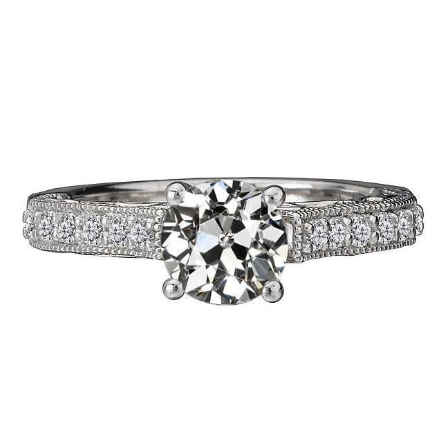 Brilliant Diamond Anniversary Ring 3-ct 14K White Gold – main view