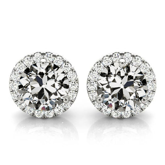 Refined Diamond Stud Earrings 7.50 ct – main view