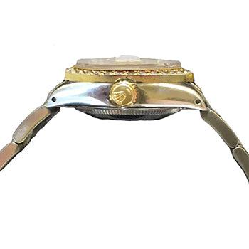 Ladies Datejust Rolex Watch Champagne Diamond Dial Ss & Gold