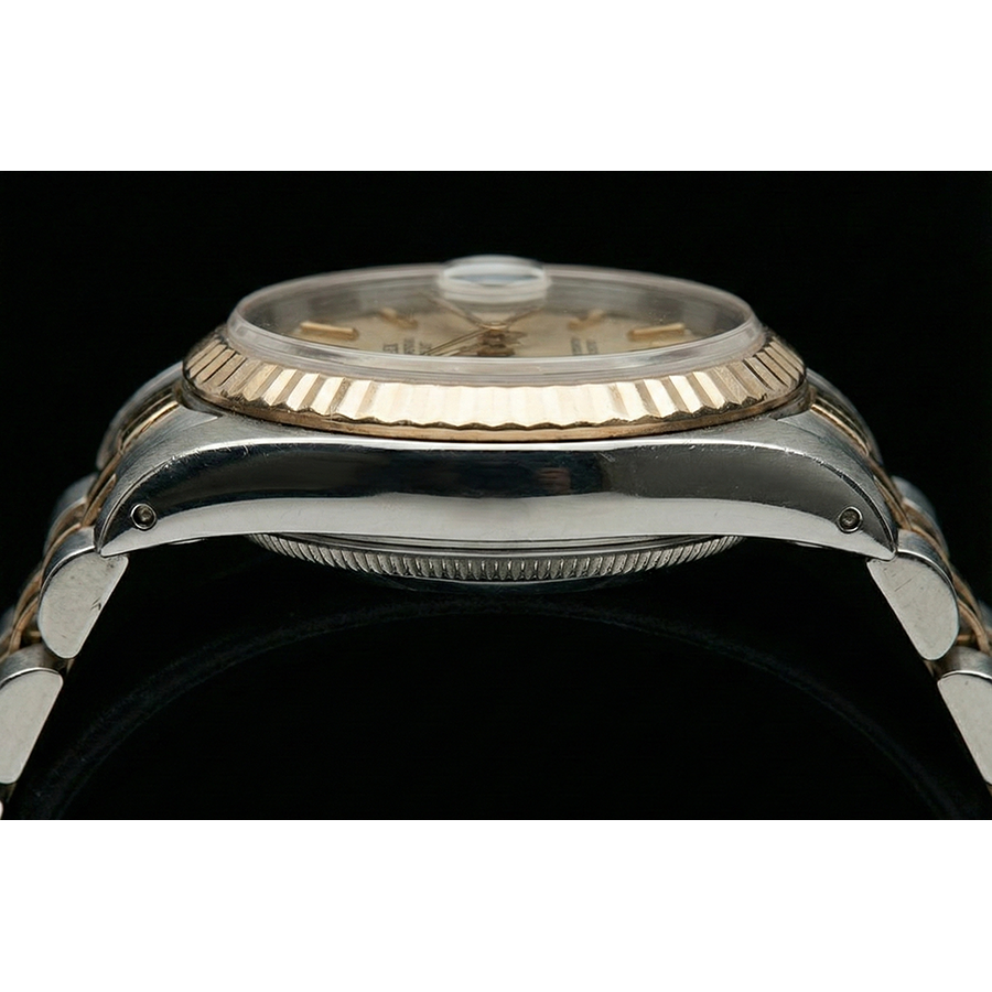 Ladies Rolex Date Just Watch Dial Two Tone Jubilee Bracelet