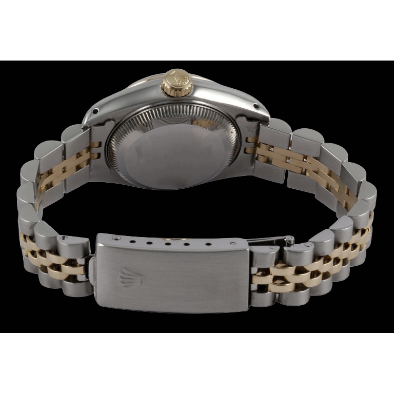 Ladies Rolex Date Just Watch Dial Two Tone Jubilee Bracelet