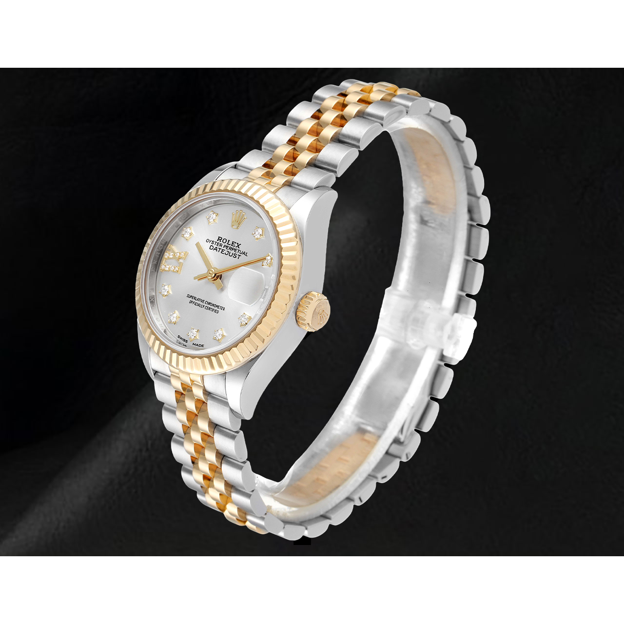 Ladies Rolex Datejust 28 mm Jubilee Bracelet Two Tone Watch 279173