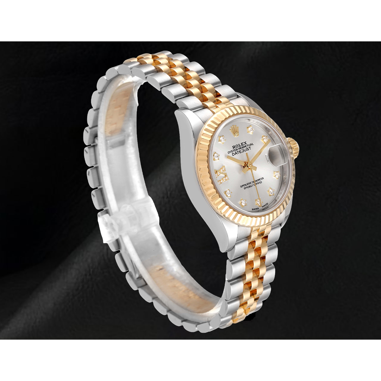 Ladies Rolex Datejust 28 mm Jubilee Bracelet Two Tone Watch 279173