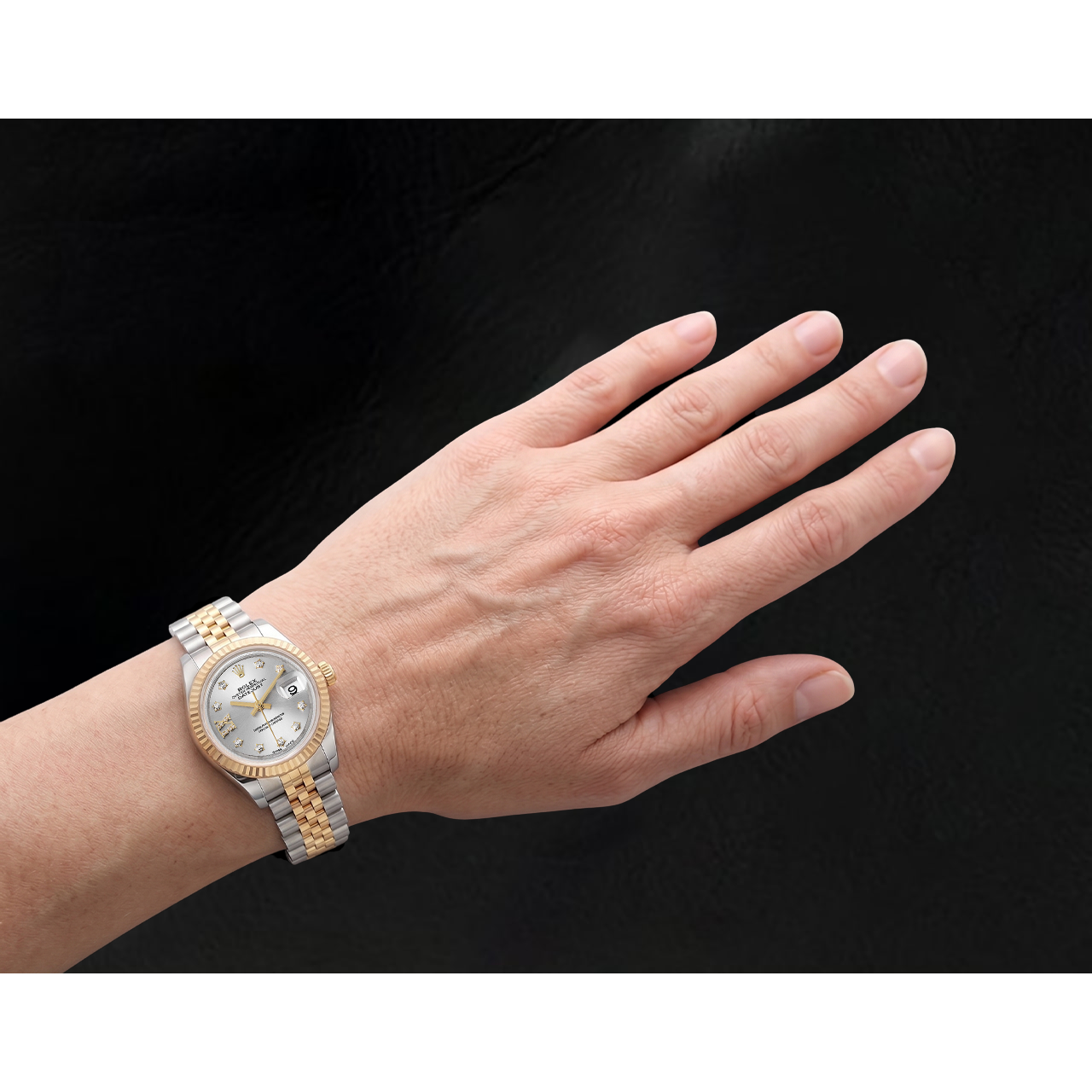 Ladies Rolex Datejust 28 mm Jubilee Bracelet Two Tone Watch 279173