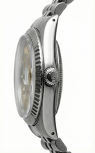 Ladies Rolex Datejust Watch Ss Champagne Stick Dial