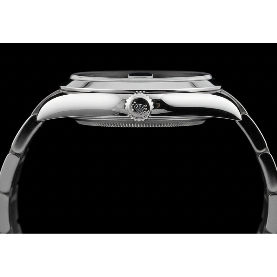 Lady-Datejust Rolex Blue Roman Dial Stainless Steel Watch