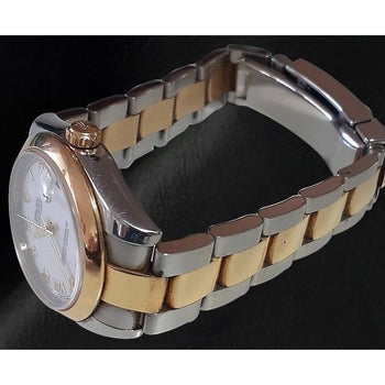 31mm Gold Steel Watch