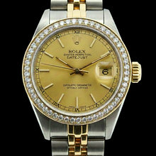 Lady Champagne Stick Rolex Dial Ss & Gold Jubilee Bracelet