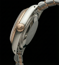 Lady Rolex Yellow Gold Datejust Watch Perpetual Arabic Dial Ss