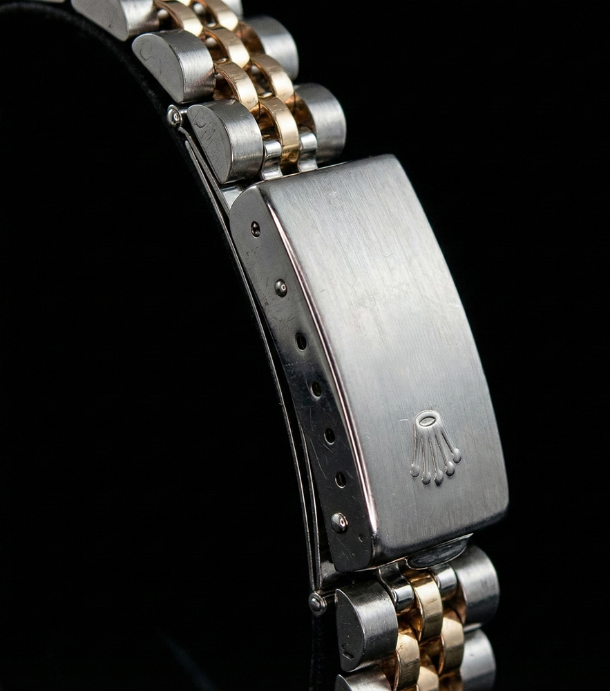 Lady Rolex Yellow Gold Datejust Watch Perpetual Arabic Dial Ss