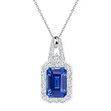 Real Blue Sapphire Precious Stone Pendant – main view