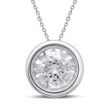 Large Natural Diamond 8 Carat Gold Pendant