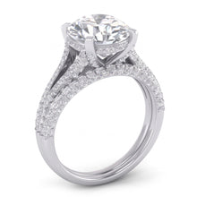 Large Oval Natural Earth Mined Diamond Wedding Ring And Band Set