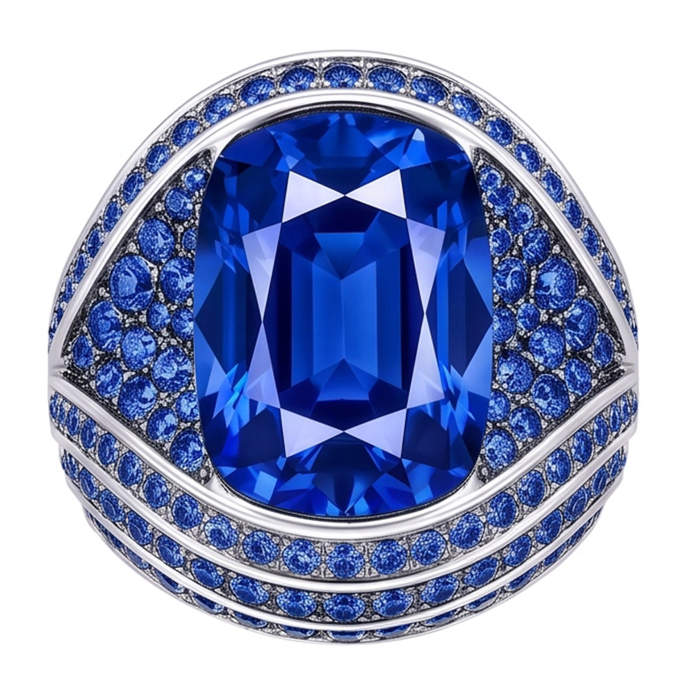Like Antique Cocktail Sapphire Ring