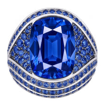 Like Antique Cocktail Sapphire Ring