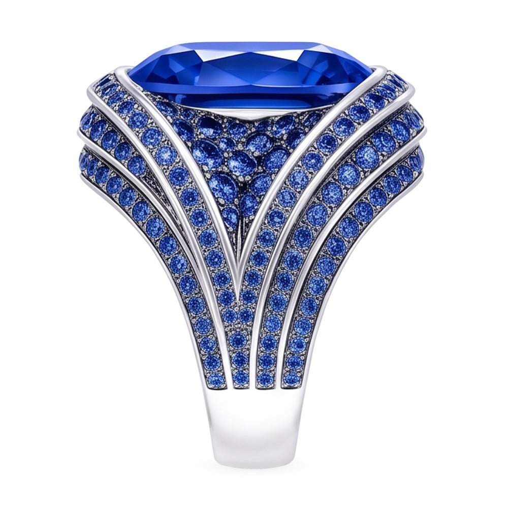 Like Antique Cocktail Sapphire Ring
