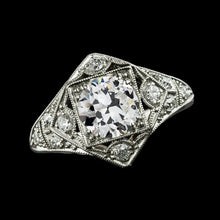 Like Edwardian Jewelry Wedding Ring Old Cut Real Round Diamonds Milgrain