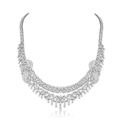 Like La Belle Epoque Jewellery 78 Ct Round Cut Natural Earth Mined Diamond Women Necklace