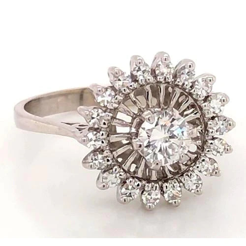 Like La Belle Epoque Jewelry Engagement Ring Flower Stlye 2 Carats