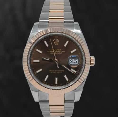 Rolex 18K Two Tone Gold with Gemstone – main view