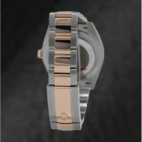 Rolex 18K Two Tone Gold with Gemstone – side view