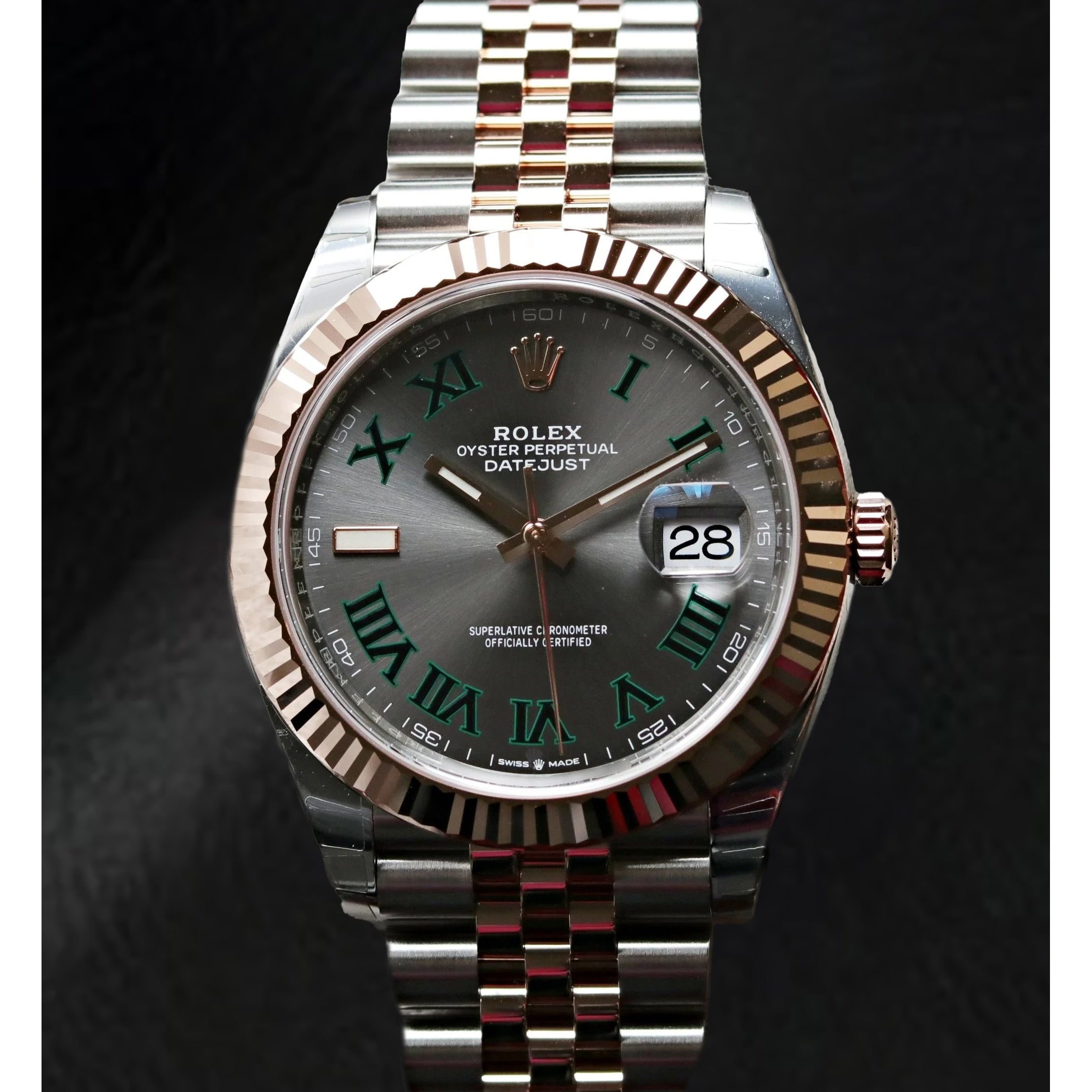 Genuine Gemstone Rolex ct Two-Tone 18K Gold – main view