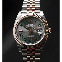 Men's Rolex Two-Tone 18K Gold – Gemstone Rose ct