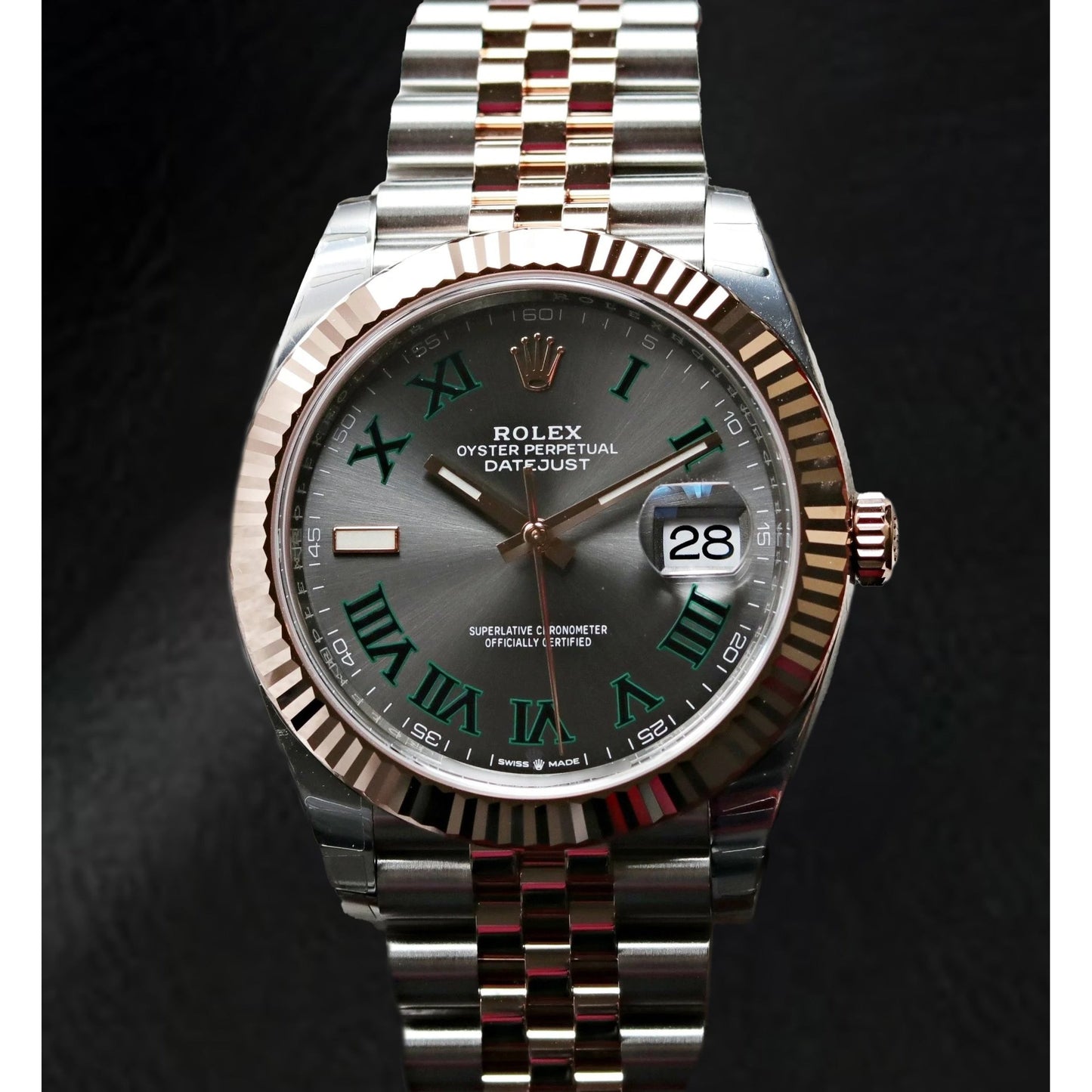 Genuine Gemstone Rolex ct Two-Tone 18K Gold – main view