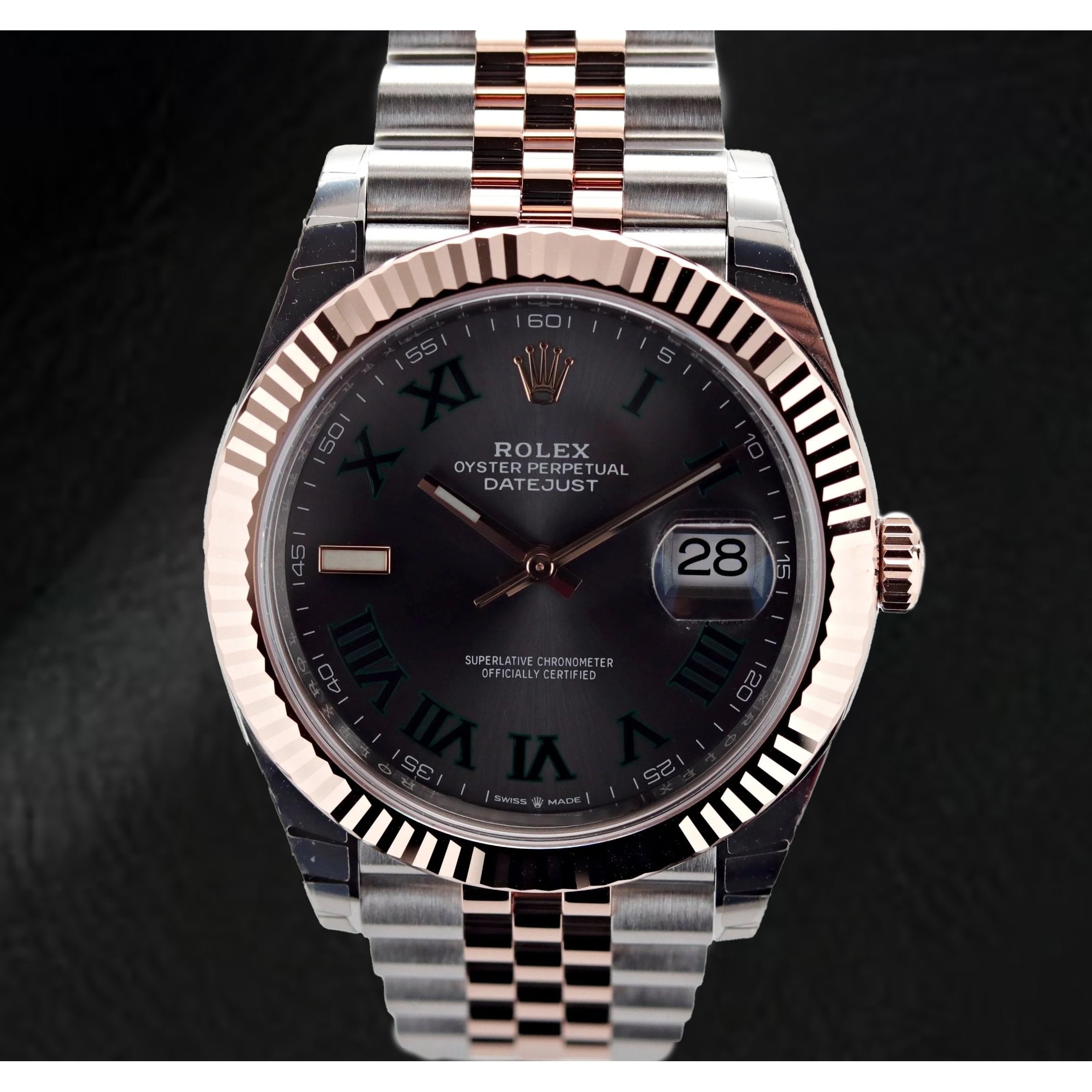 Bespoke Gemstone Rolex ct – profile view