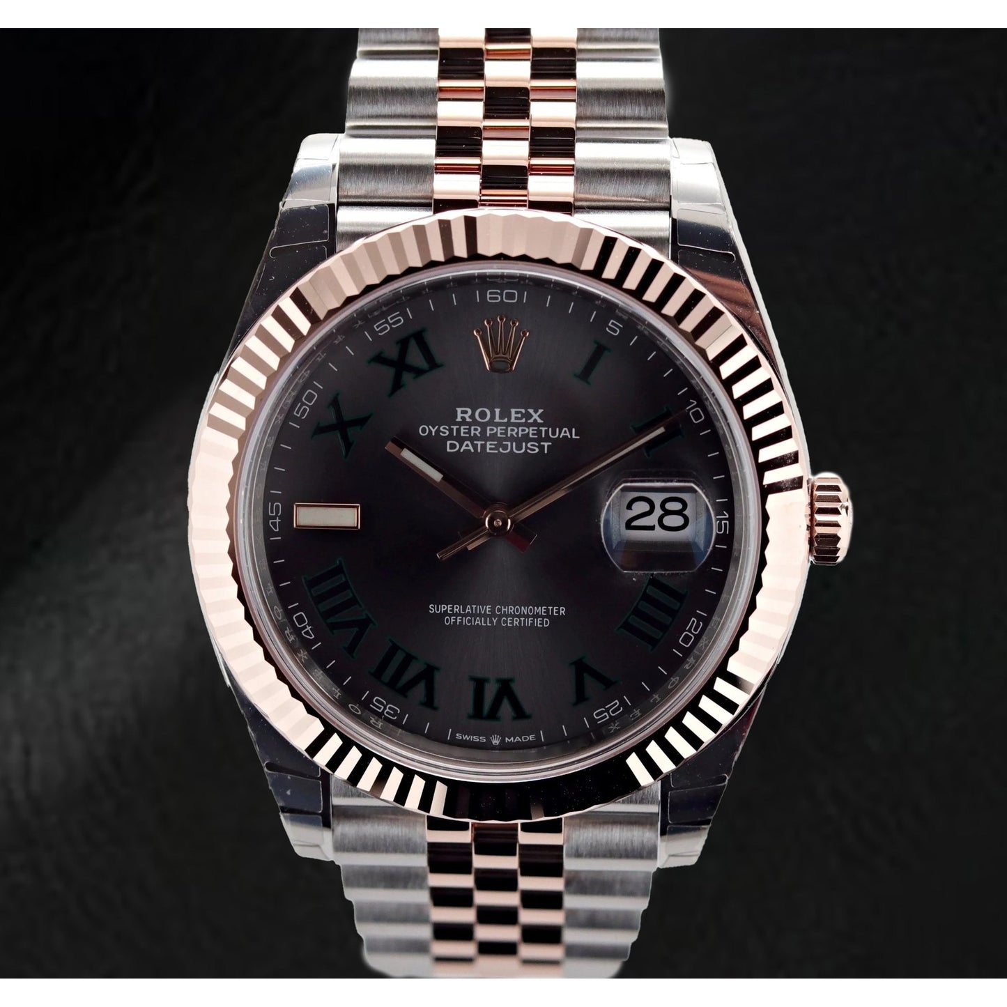 Bespoke Gemstone Rolex ct – profile view