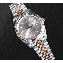Rolex Two-Tone 18K Gold with Gemstone – front view