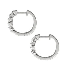 Little Real Diamond Gold Earring Hoops2