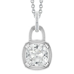 Luxury 5-ct Fine Diamond Drop Pendant
