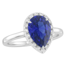 Luxury 2-ct Royal Blue Sapphire Colored Stone Ring