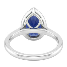 Luxury 2-ct Royal Blue Sapphire Colored Stone Ring