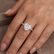 Luxury Solitaire with Side Stones with Antique Rose Cut Diamond