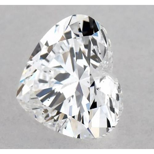 Heart Cut Diamond ring in Gold – front view